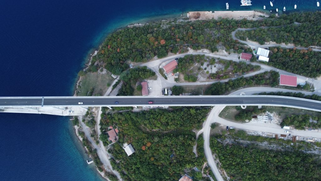 Insel Krk Kroatien Brücke