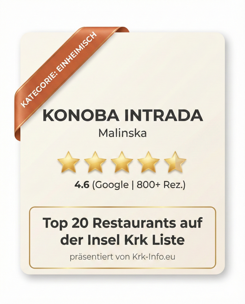 Konoba Nono - Im Ort Krk - Krk-info.eu Bewertung 4,6