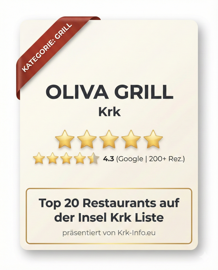 Oliva Grill - Krk - Krk-info.eu Bewertung 4,3