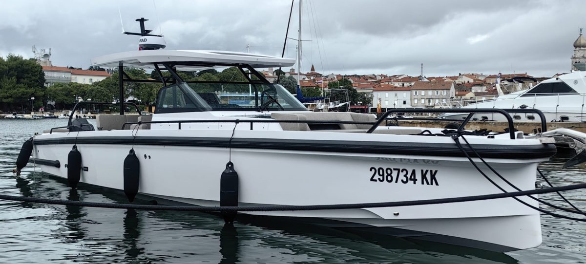 Luxusboot Axopar 37 Sun-Top mieten Insel Krk Kroatien