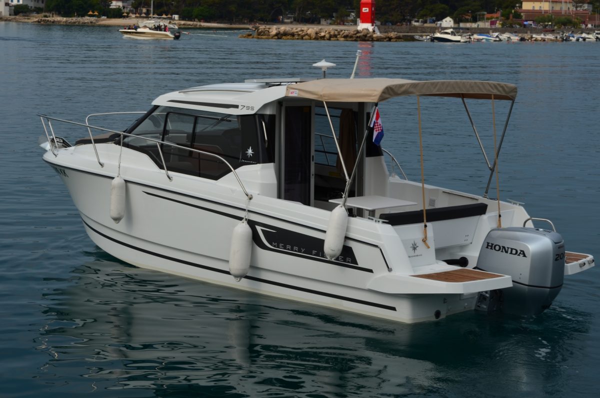 Kabinenboot Merry Fisher 795 mieten Insel Krk Kroatien Urlaub