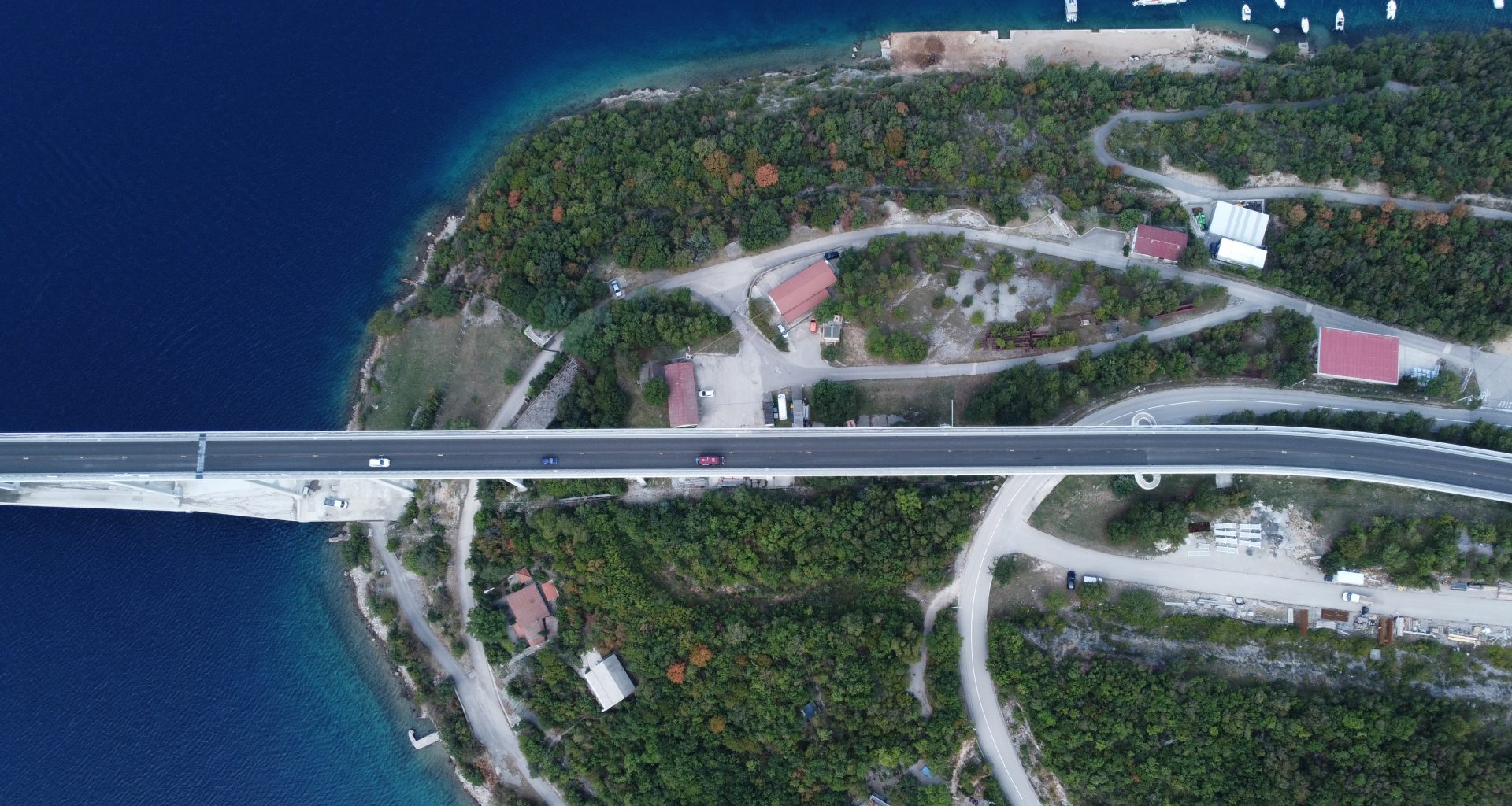 Insel Krk Kroatien Brücke