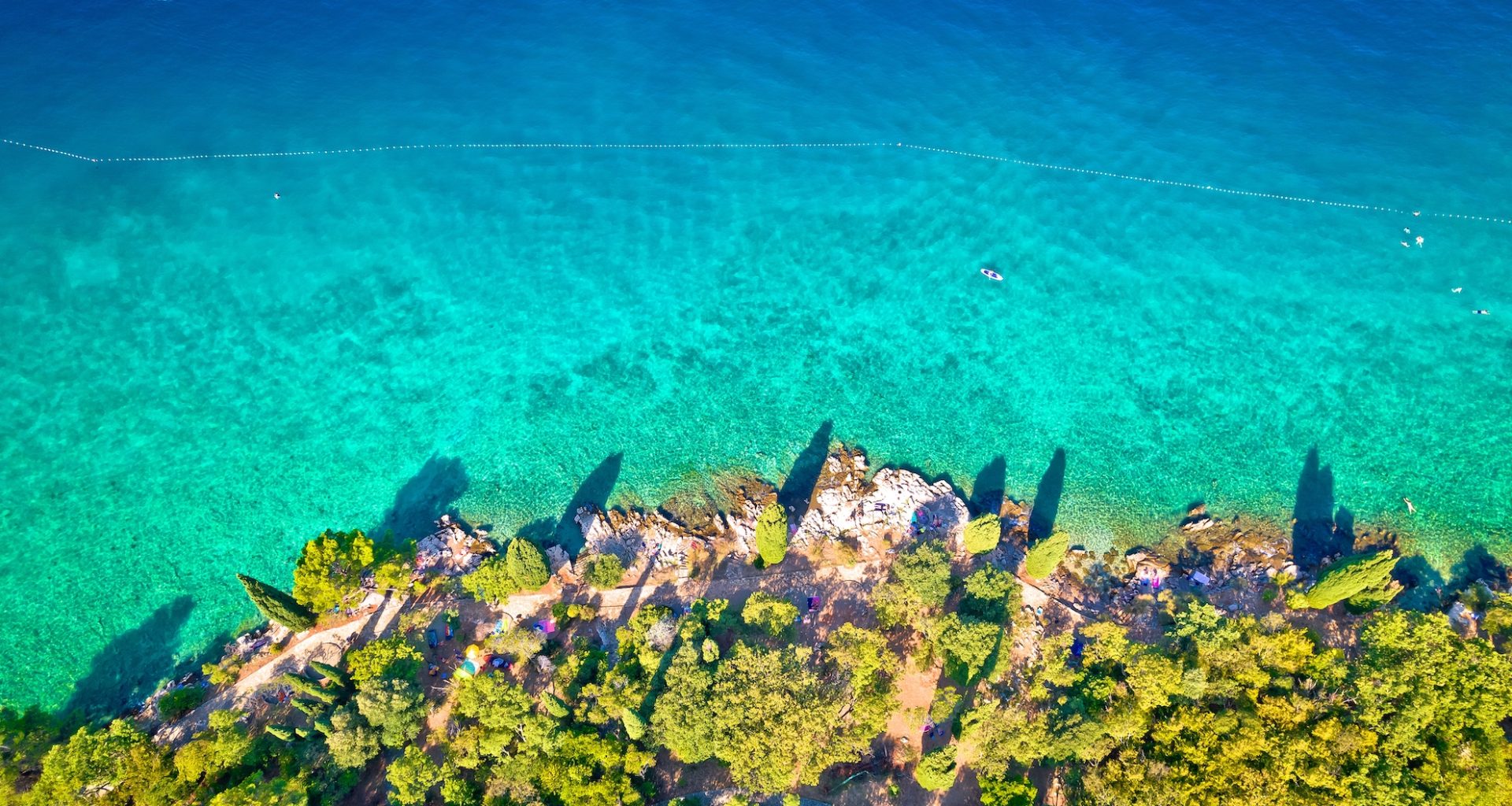 Malinska Rajski put richtung Njivice