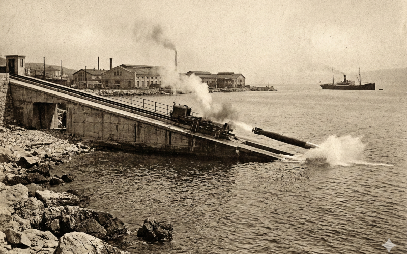 Erster Torpedo in Rijeka