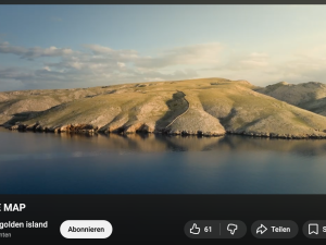 Atemberaubende Naturlandschaft und Küste während eines Urlaubs auf der Insel Krk in Kroatien, passend zum preisgekrönten Outdoor-Film Beyond the Map.