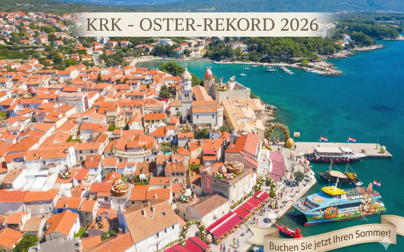Luxuriöses Ferienhaus mit Pool auf der Insel Krk für den Sommerurlaub 2026.
