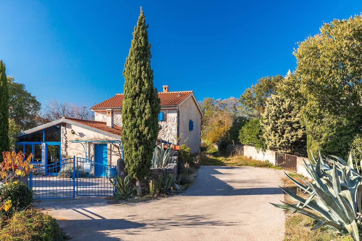 Traditionelles Steinhaus